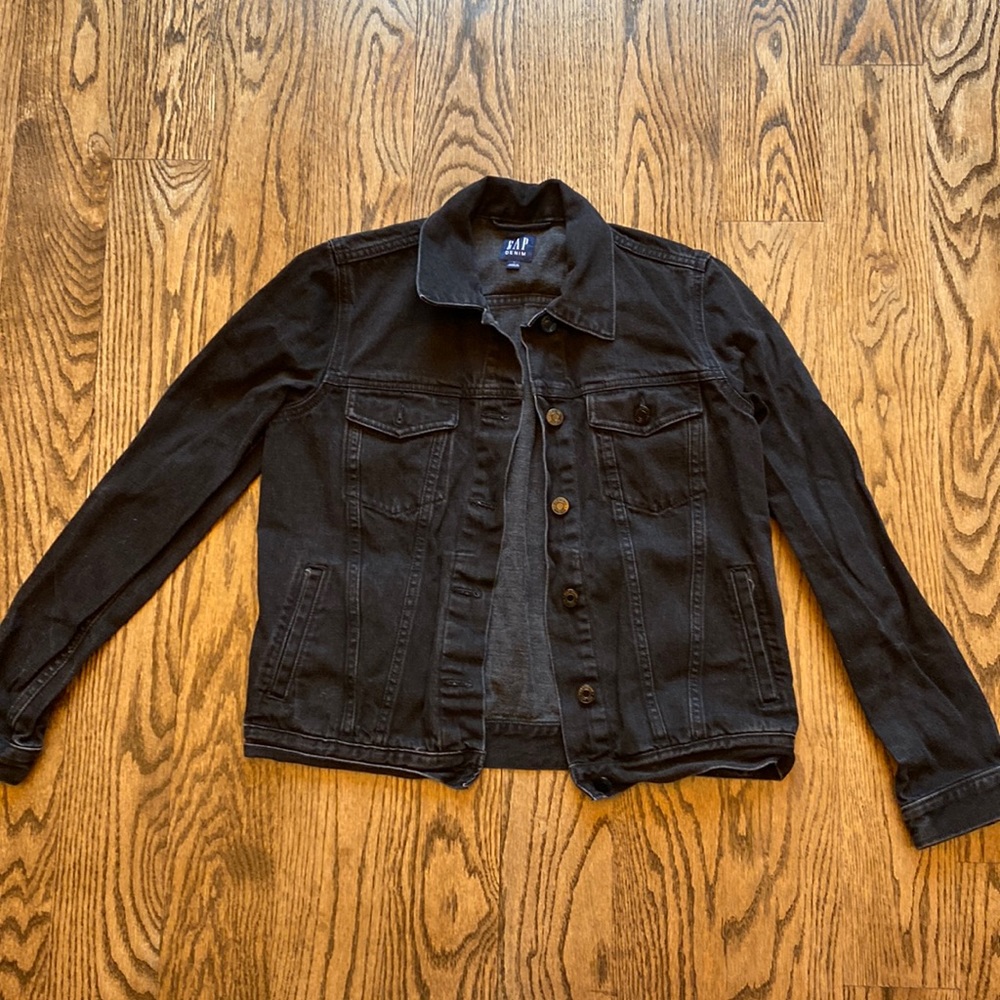 Gap black jean jacket